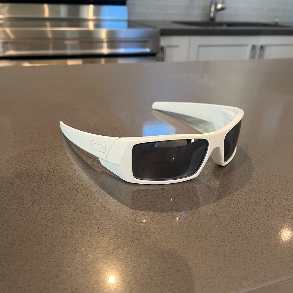 Oakley White Gascan Sunglasses